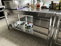 Rvs werktafel - afbeelding 1 van  4