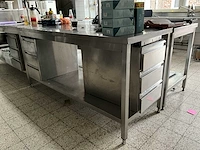 Rvs werktafel - afbeelding 1 van  3