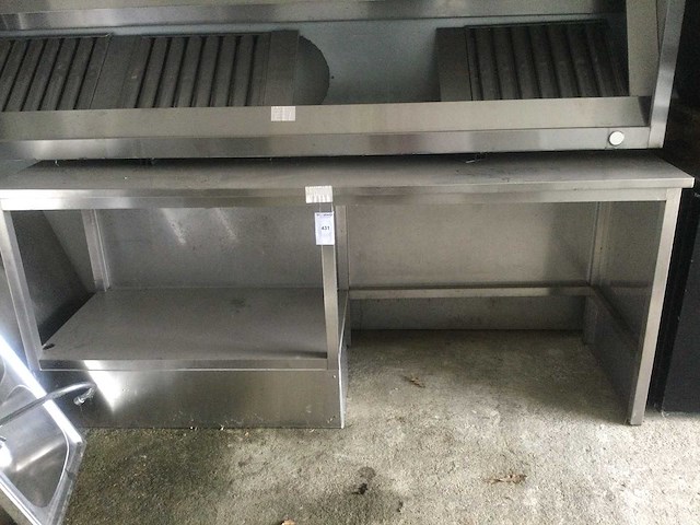 Rvs werktafel - afbeelding 1 van  2