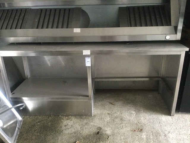 Rvs werktafel - afbeelding 2 van  2