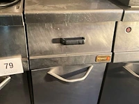 Rvs werktafel/bijzettafel/kast rosinox - afbeelding 1 van  15