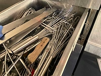 Rvs werktafel/bijzettafel/kast rosinox - afbeelding 13 van  15