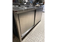 Rvs werktafelkast - afbeelding 1 van  3