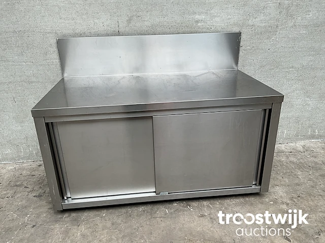 Rvs werktafel/werkkast - afbeelding 2 van  3