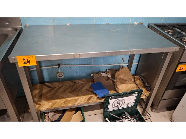 Rvs wertafel - afbeelding 1 van  2