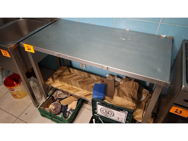 Rvs wertafel - afbeelding 2 van  2
