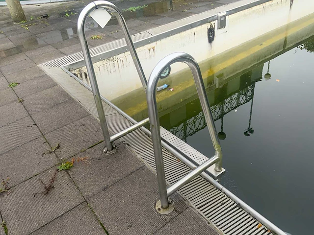 Rvs zwembadtrap (3x) - afbeelding 4 van  4