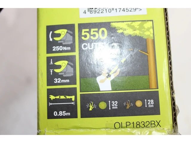 Ryobi - draadloze elektrische snoeischaar - afbeelding 2 van  5