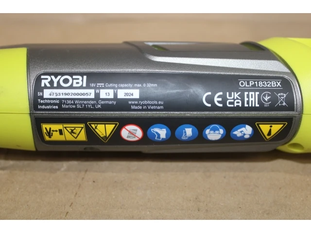 Ryobi - draadloze elektrische snoeischaar - afbeelding 5 van  5