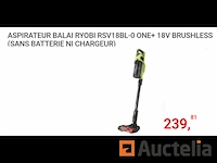 Ryobi 18v draadloze steelstofzuiger rsv18bl-0 - afbeelding 1 van  1
