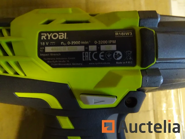 Ryobi: 2 slagschroevendraaiers r18id2, slagmoersleutel r18iw3, batterij - afbeelding 8 van  9
