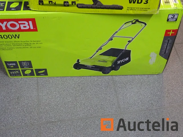 Ryobi elektrische verticuteer-/beluchter ry1400sf35b - afbeelding 3 van  5