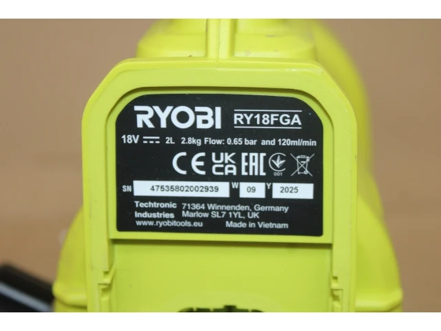 Ryobi one+draadloze fogger - afbeelding 4 van  4