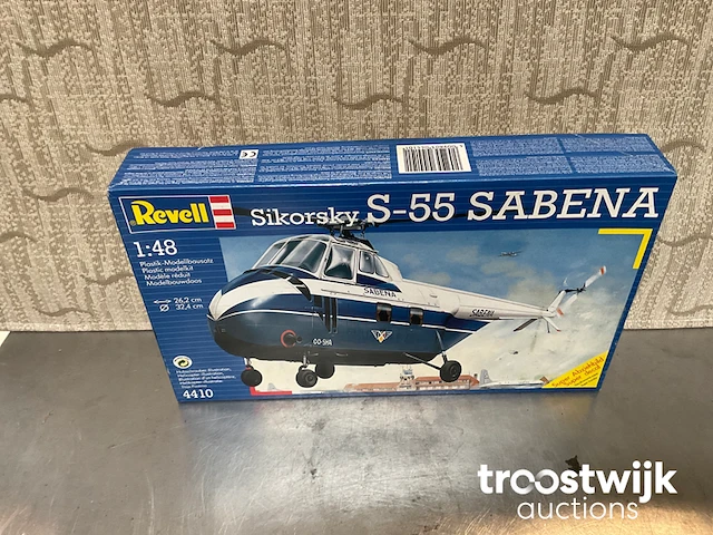 Sabena sikorsky s55 helikopter schaalmodel - afbeelding 2 van  5