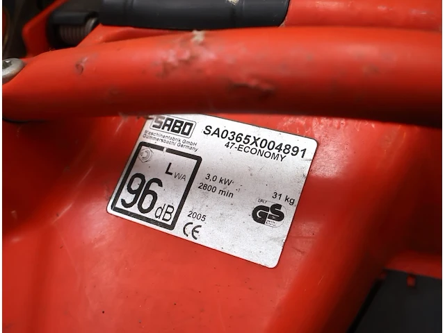 Sabo grasmachine - afbeelding 5 van  5