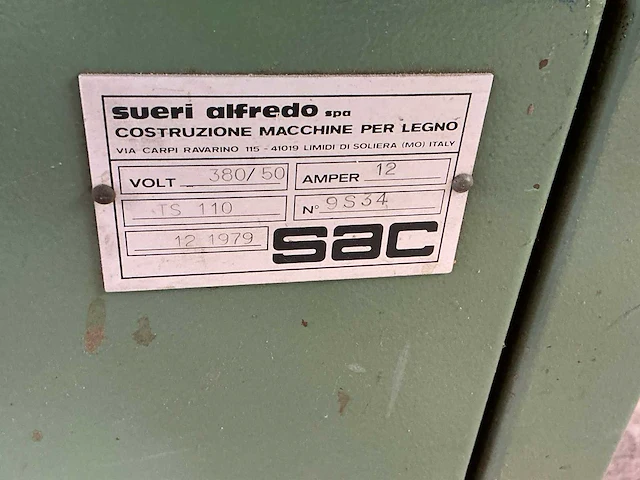 Sac ts.110 freesmachine - afbeelding 8 van  17
