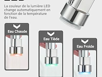 Saeuwtowy 3-kleuren led-keukenkraan - afbeelding 3 van  4