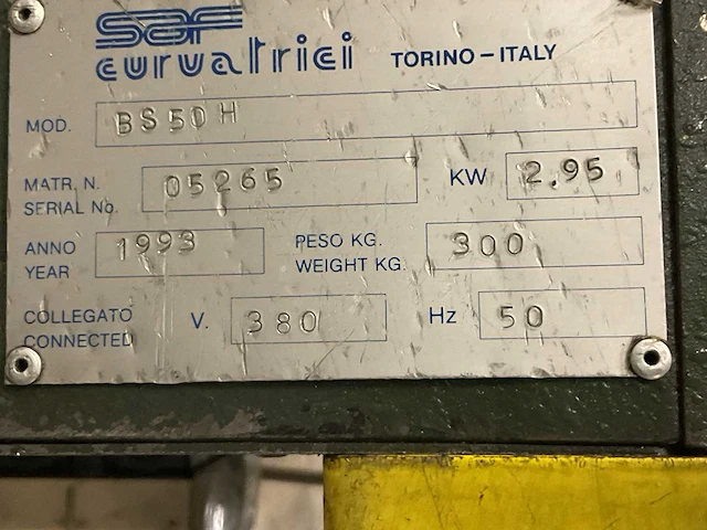 Saf bs50h profielbuigmachine - afbeelding 8 van  8