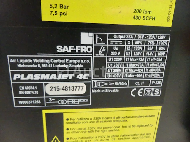 Saf-plasmasnijmachine plamajet 4c - afbeelding 4 van  13