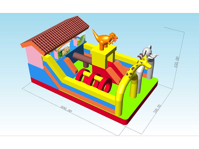 Safari springkasteel - afbeelding 3 van  6