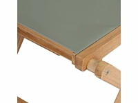 Safari tuintafel en 2 stoelen set in fsc teakhout - afbeelding 4 van  7