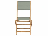 Safari tuintafel en 2 stoelen set in fsc teakhout - afbeelding 5 van  7