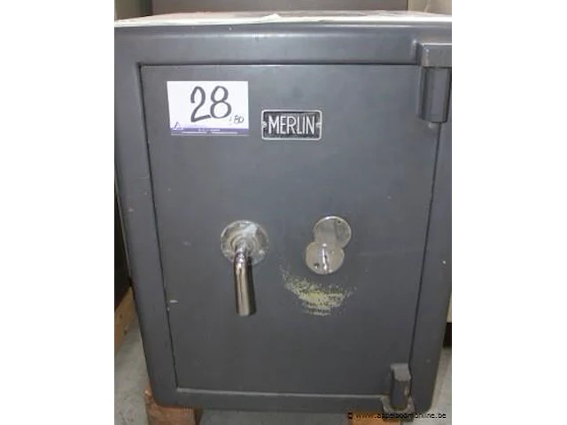 Safe merlin vv sleutel (gew plm 80kg) - afbeelding 1 van  1