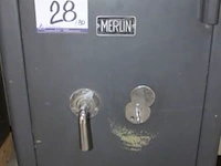 Safe merlin vv sleutel (gew plm 80kg) - afbeelding 1 van  1