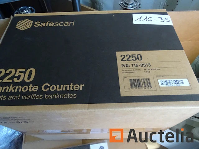 Safescan 2250 biljettenteller - afbeelding 5 van  6