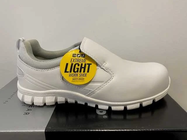 Safety jogger - brio - witte instappers maat 47 (5x) - afbeelding 1 van  2