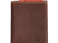Safety wallet - leder - rfid - hide & stitch - bruin - afbeelding 4 van  4