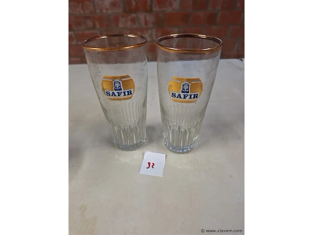 Safir bierglazen - afbeelding 1 van  5