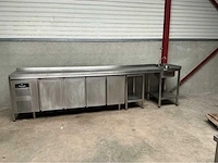 Sagi - kcop41 - koelwerkbank met spoeltafel - afbeelding 1 van  8
