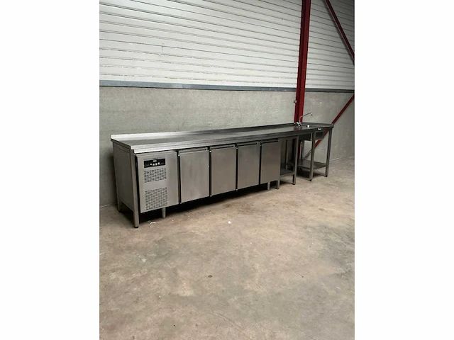 Sagi - kcop41 - koelwerkbank met spoeltafel - afbeelding 2 van  8