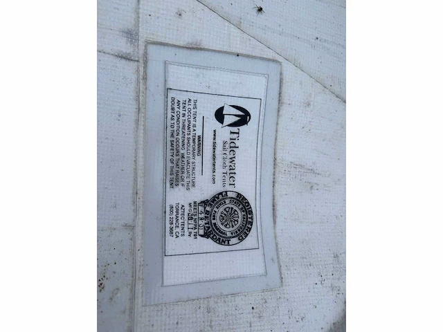 Sailcloth tent - afbeelding 4 van  6