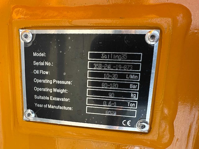 Sailing - 2025 - 35 - hydraulische hamer - afbeelding 8 van  8