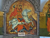 Saint george een de draak h=28 cm - afbeelding 2 van  6