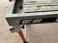 Saint-gobain abrasives cst 100 alu – single phase steen-/tegelzaagmachine - afbeelding 2 van  8