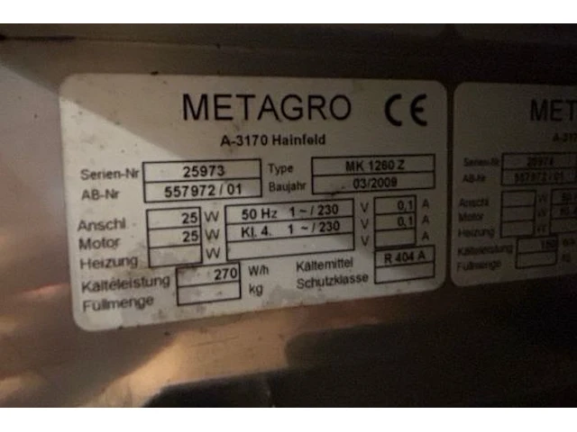 Saladbar/flessen frigo mitagro - afbeelding 8 van  8