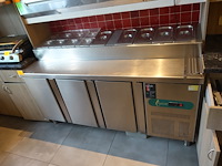 Salade werkbank met 3 deuren topcold - afbeelding 3 van  10