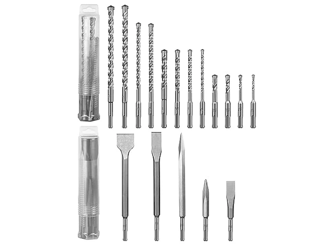 Sali 17-delige sds plus boor- en beitelset - afbeelding 2 van  3