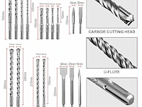 Sali 17-delige sds plus boor- en beitelset - afbeelding 3 van  3