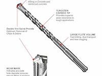 Sali sds plus boor set 16x210mm - afbeelding 2 van  4