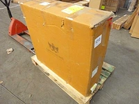 Salontafel - acaciahout en metaal 95cm - afbeelding 10 van  10