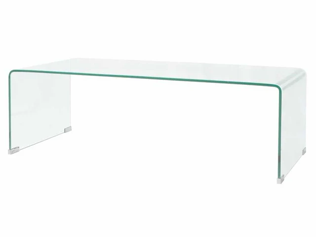 Salontafel - helder gehard glas - afbeelding 1 van  7