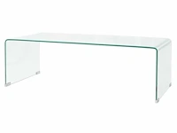 Salontafel - helder gehard glas - afbeelding 1 van  7