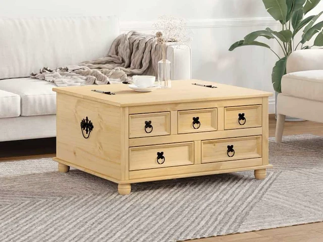 Salontafel - massief grenen - afbeelding 1 van  9