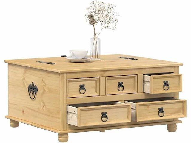 Salontafel - massief grenen - afbeelding 5 van  9