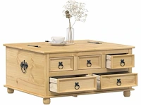 Salontafel - massief grenen - afbeelding 5 van  9