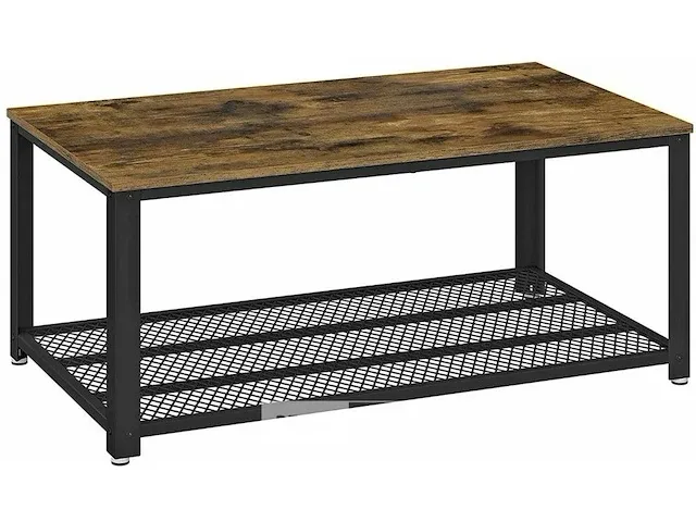 Salontafel - metaal - industrieel - 106x60x45 - afbeelding 1 van  3